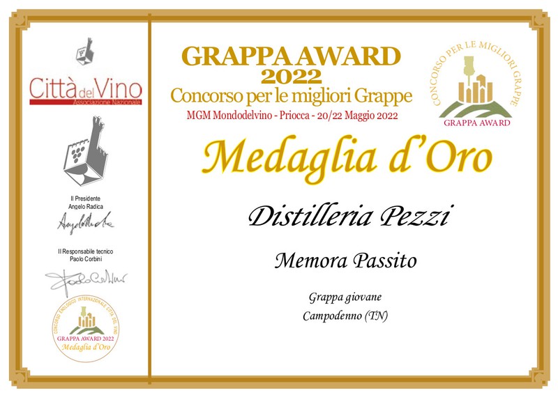 Città del vino 2022 - Passito Mèmora